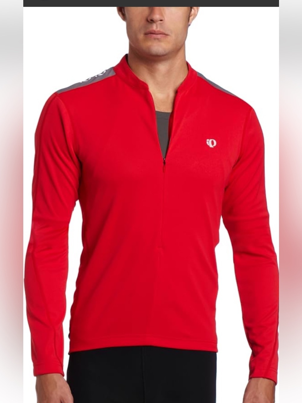 Pearl Izumi Men's Quest Long Sleeve Cycling Jersey Red Size Large
